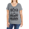 There's This Girl Who Kinda Stole My Heart Grandpa Ladies Curvy T-Shirt