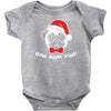bah hum pug scrooge grinch christmas Baby Onesie