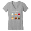 cupcakes Women's V-Neck T-Shirt