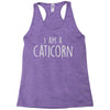 i am a caticorn Racerback Tank