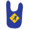 ninja crossing sign Baby Bibs