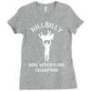 hog wrestling Ladies Fitted T-Shirt