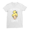The Orijinal Topknot Tinkerbell Ladies Fitted T-Shirt