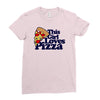 this girl loves pizza Ladies Fitted T-Shirt