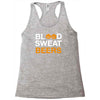 blood sweat Racerback Tank