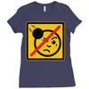 not the face Ladies Fitted T-Shirt
