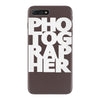 photographer iPhone 7 Plus Case