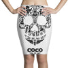 loco coco skul Pencil Skirts