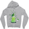 leaf storm Zipper Hoodie