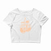 Never Give Up Uterine Cancer Awareness Crop Top