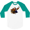 just a viking and his horse 3/4 Sleeve Shirt