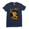 hey beer man Ladies Fitted T-Shirt