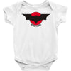 red batman Baby Bodysuit