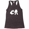 ca cartoon hands Racerback Tank