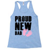 proud new girl Racerback Tank