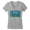 Van Gogh  Blossoming Almond Women's V-Neck T-Shirt