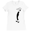 penguin american apparel Ladies Fitted T-Shirt
