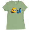 pac chomp Ladies Fitted T-Shirt