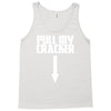 pull my cracker funny xmas christmas Tank Top