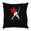 he clash inspired long sleeve Throw Pillow