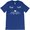 whiskers cat dog cute puppy animal baseball jersey T-Shirt