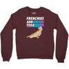 frenchies and yoga Crewneck Sweatshirt