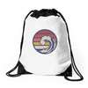 sea wawe Drawstring Bags