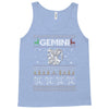 gemini christmas ugly sweater Tank Top