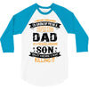 Super Cool Dad Of A Freaking Awesome Son 3/4 Sleeve Shirt