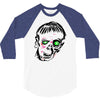 punk zombie baseball 3/4 Sleeve Shirt