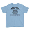 Smartass April Girl Youth Tee
