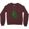 liver cancer boxing glover Crewneck Sweatshirt