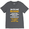 I Am A Mechanic V-Neck Tee