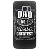 dad number one world's greatest Samsung Galaxy S7 Edge