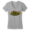 risky business Women's V-Neck T-Shirt