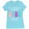 peeps bunnies Ladies Fitted T-Shirt