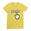Copy Paste Matching Ladies Fitted T-Shirt