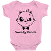 sweaty panda Baby Bodysuit