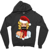 pop art christmas Zipper Hoodie