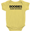 boobies make me smile Baby Onesie