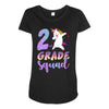 2nd grade squad Maternity Scoop Neck T-shirt