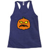 pumpkin zombie Racerback Tank