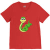 snake anime V-Neck Tee