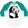 happy panda 3/4 Sleeve Shirt