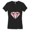 daimond Women's V-Neck T-Shirt