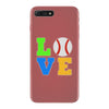 love baseball neon rhinestuds iPhone 7 Plus Case