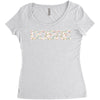 Dobre Floral T-Shirt Design Women's Triblend Scoop T-shirt