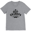 the best grandpa V-Neck Tee
