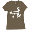 unisex funny graphic Ladies Fitted T-Shirt
