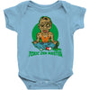 toxic zen master Baby Onesie